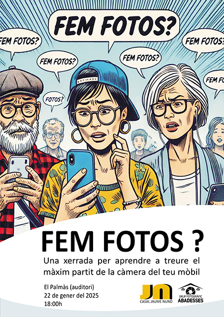 cartell Fem fotos 
 agenda